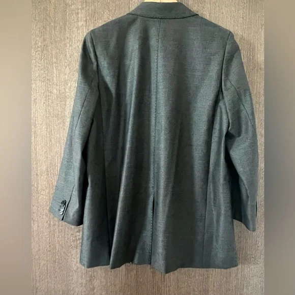 Lafayette 148 New York Gray Blazer - Picture 9 of 10